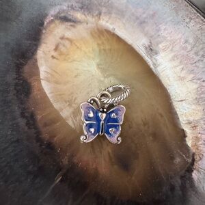 ❤️Brighton Silver and Blue Butterfly Pendant/ Charm
